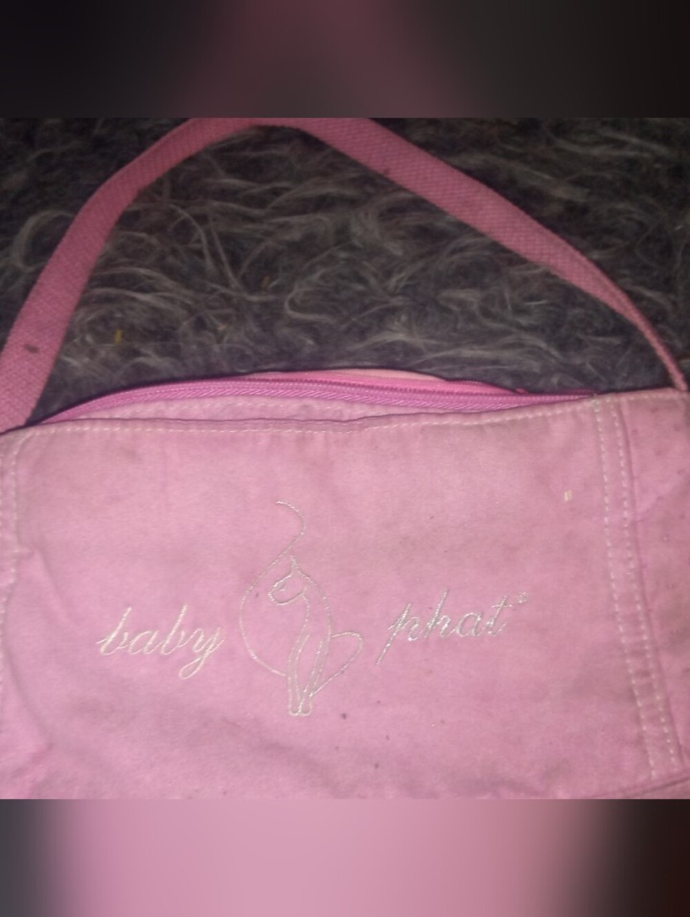 Vintage RARE Baby Phat Pink RETRO purse